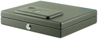This small safe is great for those who want to store a pistol or a pistol and some other valuables.